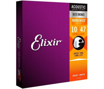 ELIXIR 11002 - Струны для акустической гитары