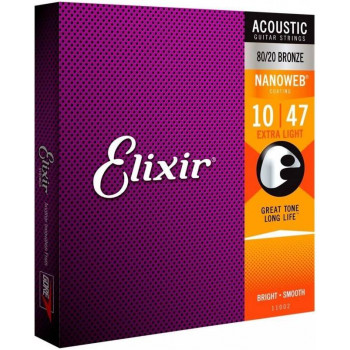 ELIXIR 11002 - Струны для акустической гитары