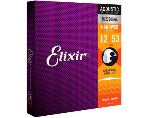 ELIXIR 11052 - Струны для акустической гитары