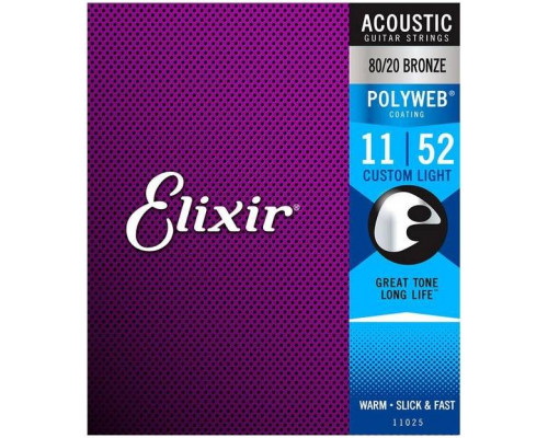 ELIXIR 11025 - Струны для акустической гитары