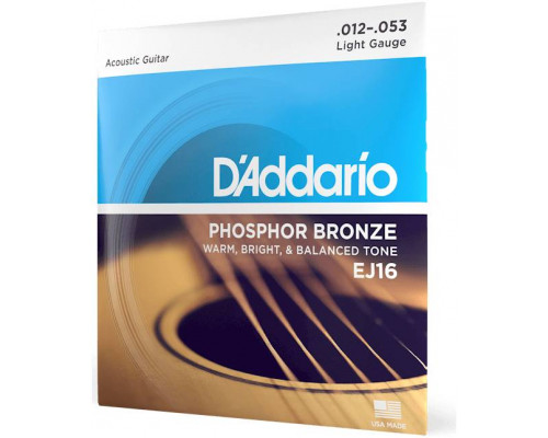 D'ADDARIO EJ16 - Струны для акустической гитары