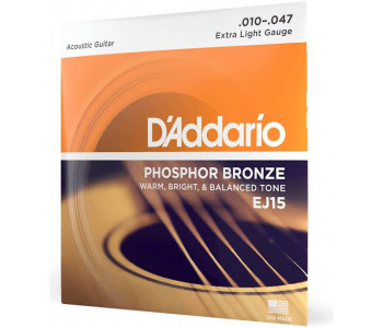 D'ADDARIO EJ15 - Струны для акустической гитары