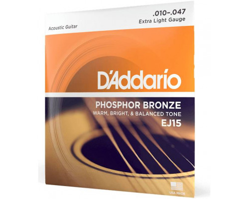 D'ADDARIO EJ15 - Струны для акустической гитары