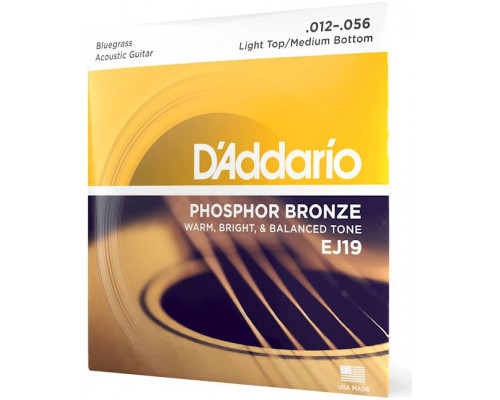 D'ADDARIO EJ19 - Струны для акустической гитары