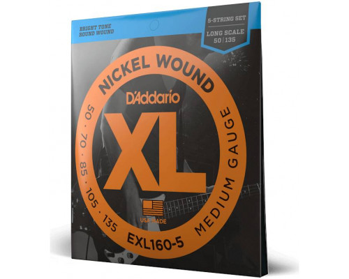 D'ADDARIO EXL160 5 - Струны для бас-гитары 5 струнной