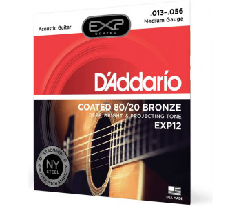 D'ADDARIO EXP12 - Струны для акустической гитары