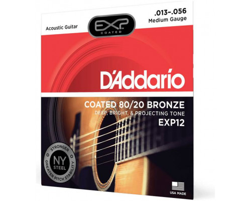 D'ADDARIO EXP12 - Струны для акустической гитары