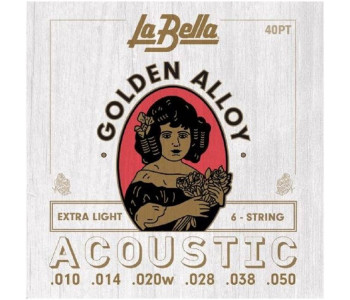 LA BELLA 40 PT - Струны для акустической гитары