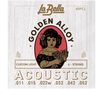 LA BELLA 40 PCL - Струны для акустической гитары