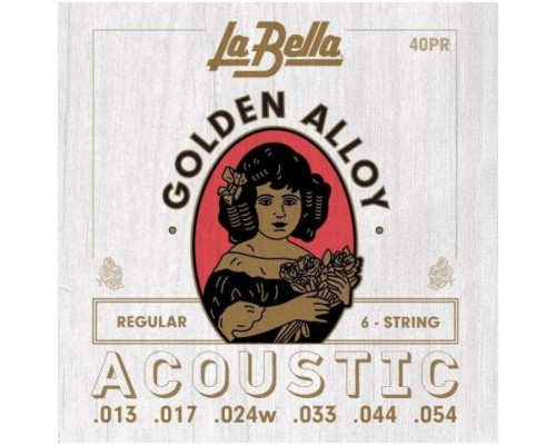 LA BELLA 40 PR - Струны для акустической гитары