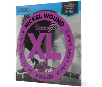 D'ADDARIO ESXL120 - Струны для электрогитары headless
