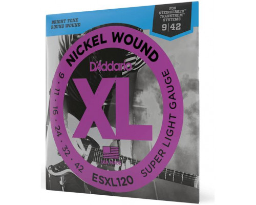 D'ADDARIO ESXL120 - Струны для электрогитары headless