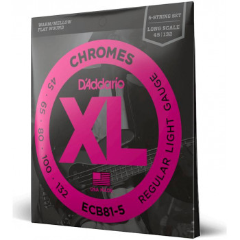 D'ADDARIO ECB 81-5 - Струны для бас-гитары 5 струнной