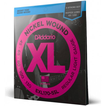D'ADDARIO EXL170 5SL - Струны для бас-гитары 5 струнной