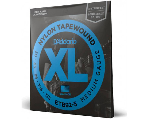 D'ADDARIO ETB 92-5 - Струны для бас-гитары 5 струнной