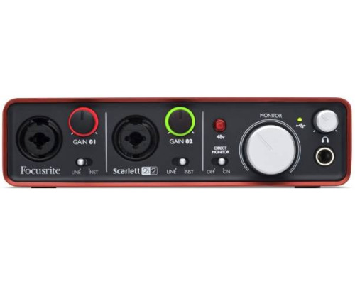 FOCUSRITE Scarlett 2i2 - Звуковая карта