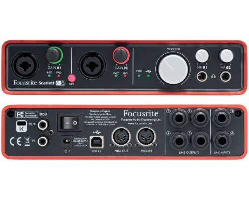 FOCUSRITE Scarlett 6i6 - Звуковая карта
