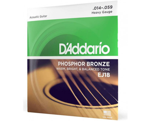 D'ADDARIO EJ18 - Струны для акустической гитары