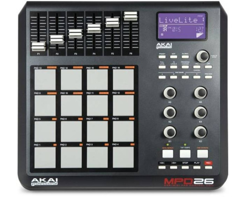 AKAI PRO MPD26 - USB/MIDI-контроллер AKAI PRO MPD26 - USB/MIDI-контроллер