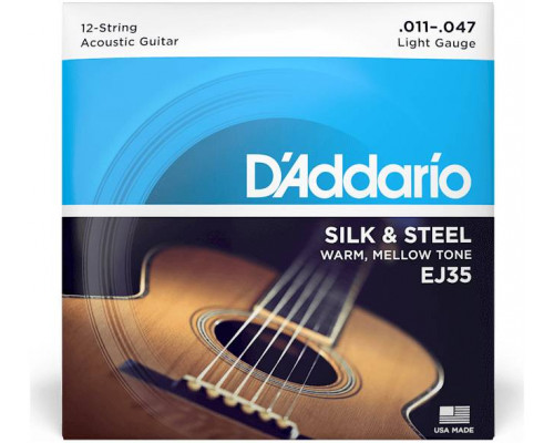 D'ADDARIO EJ35 - Струны для акустической 12-струнной гитары