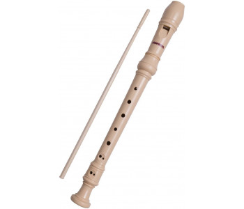 HOHNER 9319 Блокфлейта сопрано, барочная система, пластиковый корпус, 3...