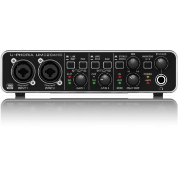 BEHRINGER UMC204 HD - Звуковая карта