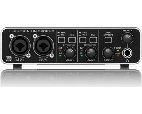 BEHRINGER UMC202HD - Звуковая карта