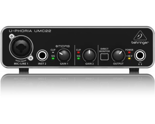 BEHRINGER UMC22 - Звуковая карта