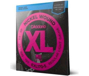 D'ADDARIO EXL170 5 - Струны для бас-гитары 5 струнной