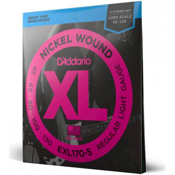 D'ADDARIO EXL170 5 - Струны для бас-гитары 5 струнной