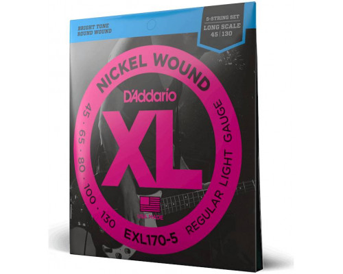 D'ADDARIO EXL170 5 - Струны для бас-гитары 5 струнной