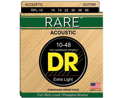 DR RPL 10 - Струны для акустической гитары