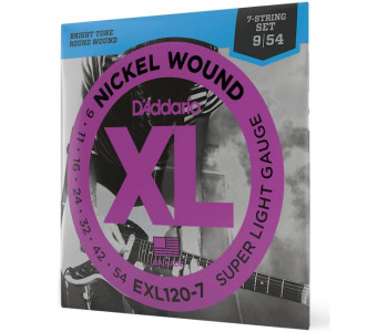 D'ADDARIO EXL120 7 - Струны для электрогитары 7-струнной