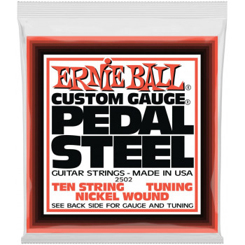 ERNIE BALL 2502 Nickel Wound E9 Tuning 13-38 - Струны для педальной 10-струнной слайд-гитары