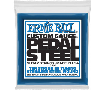 ERNIE BALL 2504 Stainless Steel E9 Tuning 13-39 - Струны для педальной 10-струнной слайд-гитары