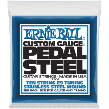 ERNIE BALL 2504 Stainless Steel E9 Tuning 13-39 - Струны для педальной 10-струнной слайд-гитары