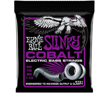 ERNIE BALL 2731 Cobalt Slinky Power 55-110 - Струны для бас-гитары