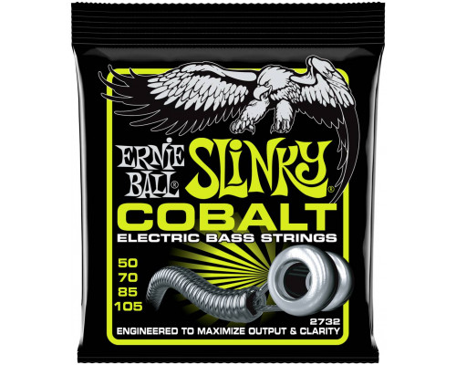 ERNIE BALL 2732 Cobalt Slinky Regular 50-105 - Струны для бас-гитары