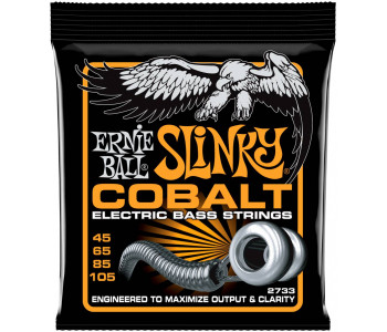 ERNIE BALL 2733 Cobalt Slinky Hybrid 45-105 - Струны для бас-гитары
