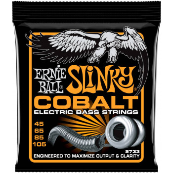 ERNIE BALL 2733 Cobalt Slinky Hybrid 45-105 - Струны для бас-гитары