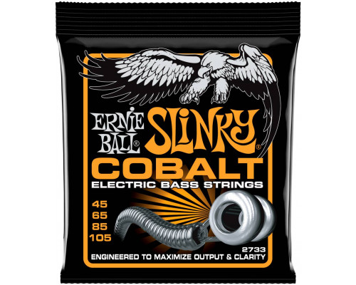 ERNIE BALL 2733 Cobalt Slinky Hybrid 45-105 - Струны для бас-гитары