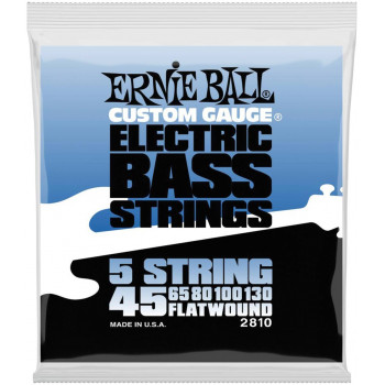 ERNIE BALL 2810 Flatwound 45-130 - Струны для бас-гитары 5 струнной
