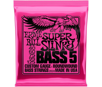 ERNIE BALL 2824 Nickel Wound Slinky Super 40-125 - Струны для бас-гитары 5 струнной
