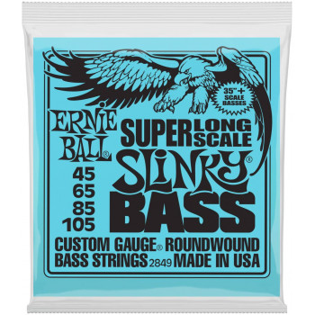 ERNIE BALL 2849 Nickel Wound Long Scale Slinky 45-105 - Струны для бас-гитары