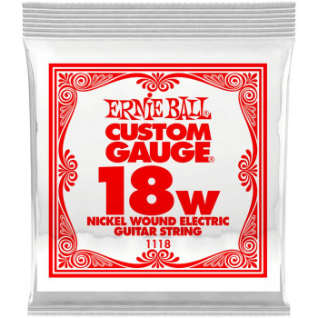 ERNIE BALL 1118 Nickel Wound .018 - Струна одиночная для электрогитары