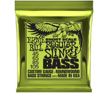 ERNIE BALL 2852 Nickel Wound Short Scale Slinky Regular 50-105 - Струны для бас-гитары