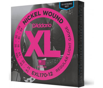 D'ADDARIO EXL170 12 - Струны для электрогитары 12-струнной