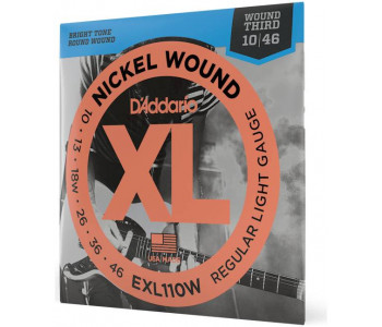 D'ADDARIO EXL110 W - Струны для электрогитары