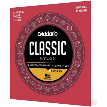 D'ADDARIO EJ27 N 3/4 - Струны для классической гитары