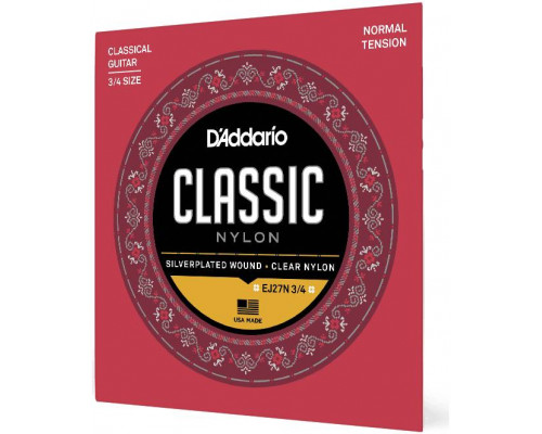 D'ADDARIO EJ27 N 3/4 - Струны для классической гитары